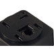 Tomada Telefone Externa Cartela Interneed Padrao+1 Jack Preta 0365 - Kit C/10 Cartelas
