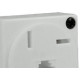 Tomada Telefone Externa Cartela Interneed Padrao+1 Jack Branca 5087 - Kit C/10 Cartelas