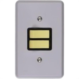 Conjunto Ilumi Cinza Com Placa 2 Simples - 1318