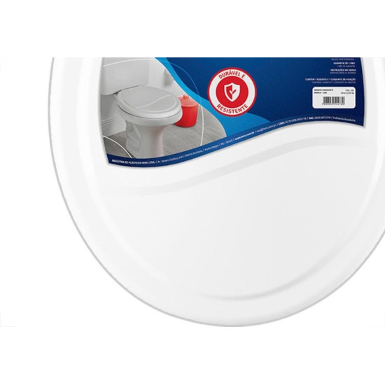 Assento Sanitario Herc Tampa Envolvente Branco 3385