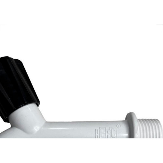 Torneira Tanque Abs Herc 10Cm - 1/2'' - Kit C/12 Pecas