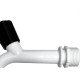 Torneira Tanque Abs Herc10Cm - 1/2'' E 3/4'' Com Bico - Kit C/12 Pecas