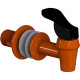 Torneira Para Filtro Herc Superior Marrom 1114 - Kit C/12 Pecas