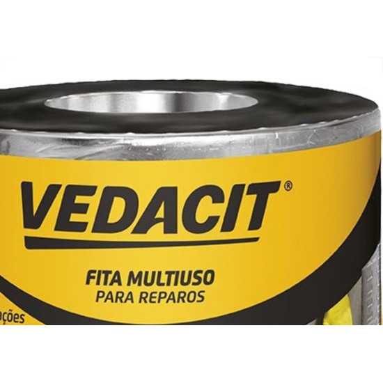 Fita Multiuso Otto Vedacit Autoadesiva 10Cm X 10M Fita Multiuso Otto Vedacit Autoadesiva 10Cm X 10M