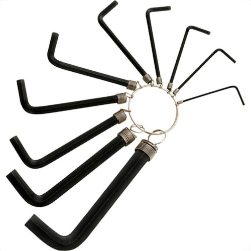 Chave Allen Jogo Brasfort 1/16'' X3/8'' Com 10 Pecas - 8288 Chave Allen Jogo Brasfort 1/16'' X3/8'' Com 10 Pecas - 8288