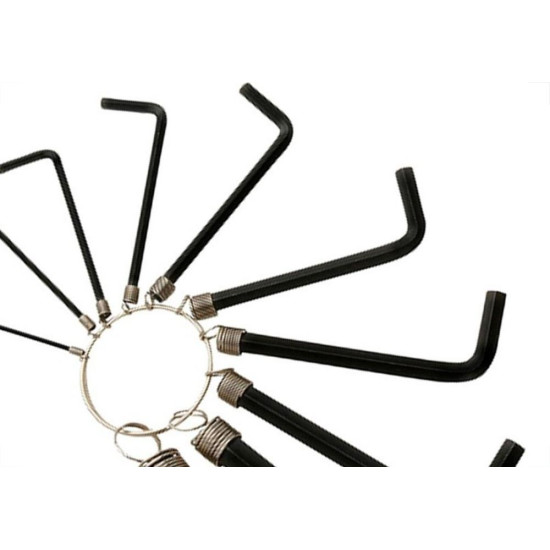 Chave Allen Jogo Brasfort 1/16'' X3/8'' Com 10 Pecas - 8288 Chave Allen Jogo Brasfort 1/16'' X3/8'' Com 10 Pecas - 8288