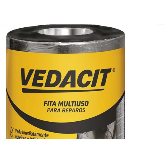 Fita Multiuso Otto Vedacit Autoadesiva 20Cm X 10M Fita Multiuso Otto Vedacit Autoadesiva 20Cm X 10M