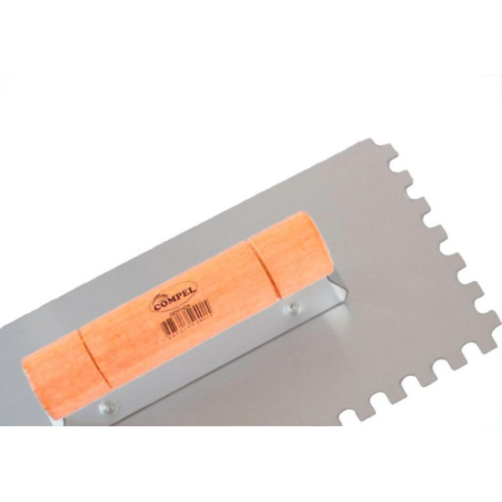 Desempenadeira Aco Compel Dentada 12,5 X25,5Cm Desempenadeira Aco Compel Dentada 12,5 X25,5Cm
