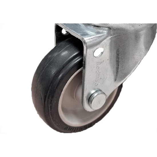 Rodizio Rodiline Com Parafuso Fixa 412 Np-4'' Preto