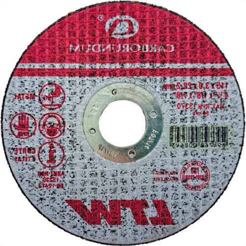 Disco Corte Ferro Carborundum 4.1/2''X1/8''X7/8''- 2 Telas Disco Corte Ferro Carborundum 4.1/2''X1/8''X7/8''- 2 Telas