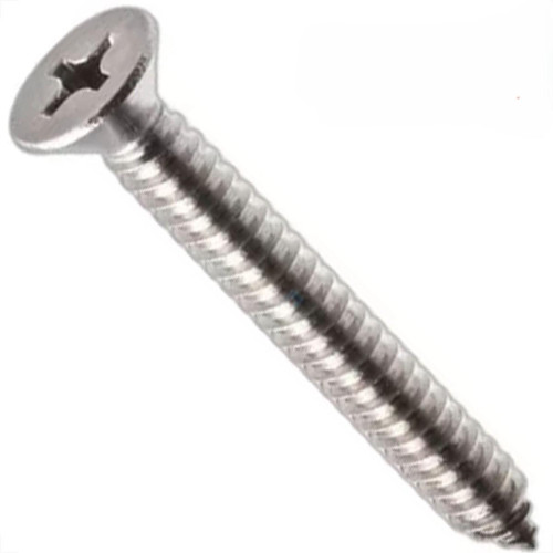 Parafuso Auto Atarraxante Inox Chata Philips Jomarca 4,8 X 45Mm