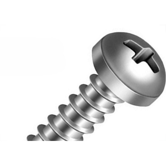 Parafuso Auto Atarraxante Inox Panela Philips Jomarca 3,5 X 13Mm - Kit C/2 Centos