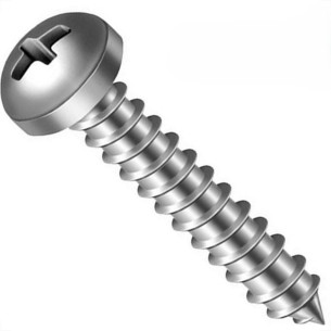 Parafuso Auto Atarraxante Inox Panela Philips Jomarca 3,5 X 19Mm - Kit C/2 Centos