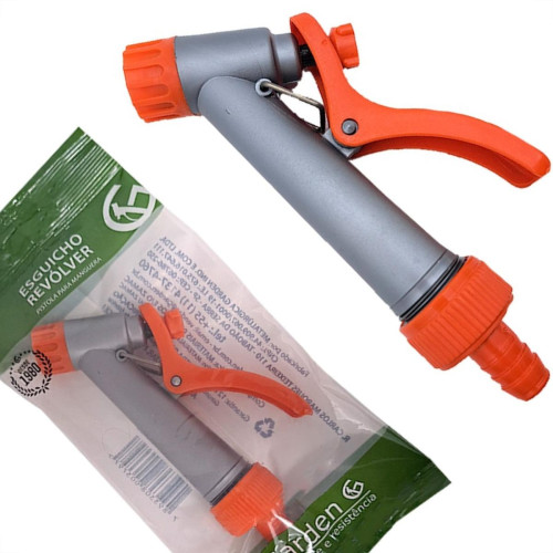 Esguicho jardim Garden Plastico Laranja -12701G Esguicho jardim Garden Plastico Laranja -12701G