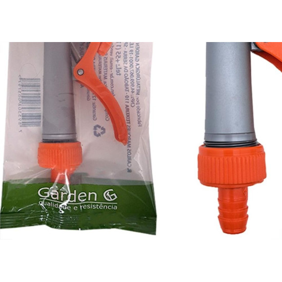 Esguicho jardim Garden Plastico Laranja -12701G Esguicho jardim Garden Plastico Laranja -12701G