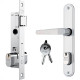 Fechadura Stam Estreita Externa 35Mm Inox Alavanca - 601-602/03 Fechadura Stam Estreita Externa 35Mm Inox Alavanca - 601-602/03