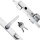 Fechadura Stam Estreita Externa 35Mm Inox Alavanca - 601-602/03 Fechadura Stam Estreita Externa 35Mm Inox Alavanca - 601-602/03