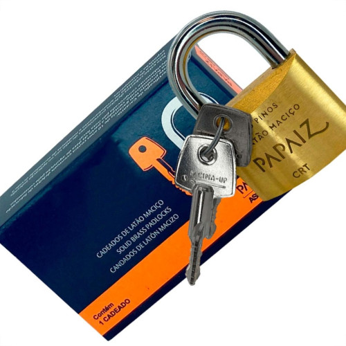 Cadeado Papaiz Tetra Chave 60Mm Cadeado Papaiz Tetra Chave 60Mm
