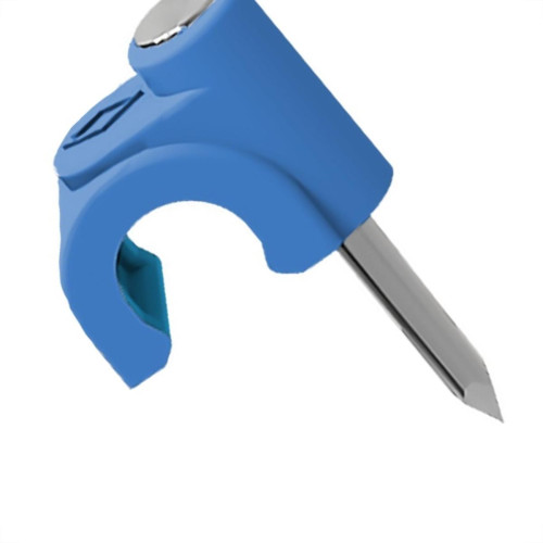 Grampo Para Fio Rifix Cabo 10Mm Azul Caixa Com 50 Pacotes Prego De Aco - Rede Grampo Para Fio Rifix Cabo 10Mm Azul Caixa Com 50 Pacotes Prego De Aco - Rede