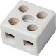Conector Porcelana Foxlux 2 Polos 10Mm