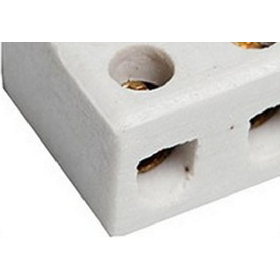 Conector Porcelana Foxlux 2 Polos 10Mm