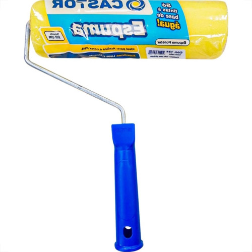 Rolo De Espuma Castor 23Cm Com Cabo - 134 Rolo De Espuma Castor 23Cm Com Cabo - 134