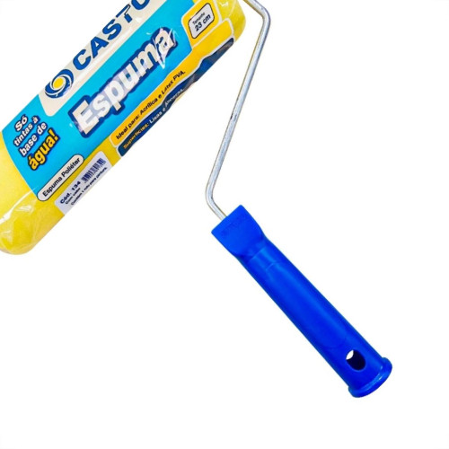 Rolo De Espuma Castor 23Cm Com Cabo - 134 Rolo De Espuma Castor 23Cm Com Cabo - 134
