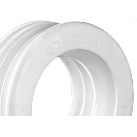 Spud Krona Plastico Branco Para Vaso Sanitario - Kit C/20 Pecas