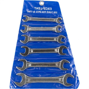 Chave Fixa Jogo Eda Excellent Com 6 Pecas 6 A 17Mm - 1Xm
