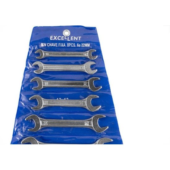 Chave Fixa Jogo Eda Excellent Com 8 Pecas 6 A 22Mm- 1Xn