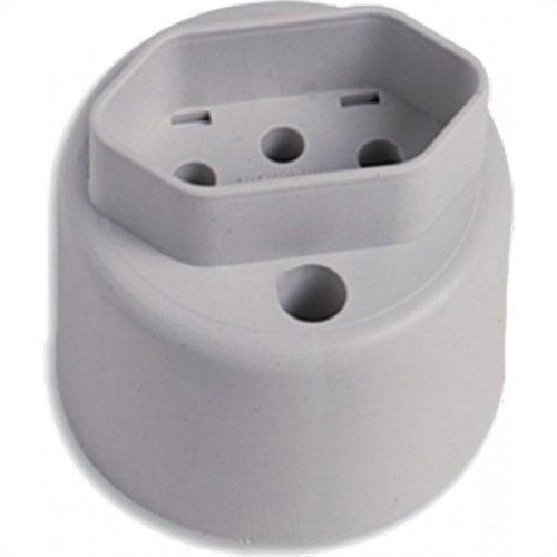 Tomada Externa Ilumi 2P+T. 10A Pequena 17500 - Kit C/10 Pecas Tomada Externa Ilumi 2P+T. 10A Pequena 17500 - Kit C/10 Pecas
