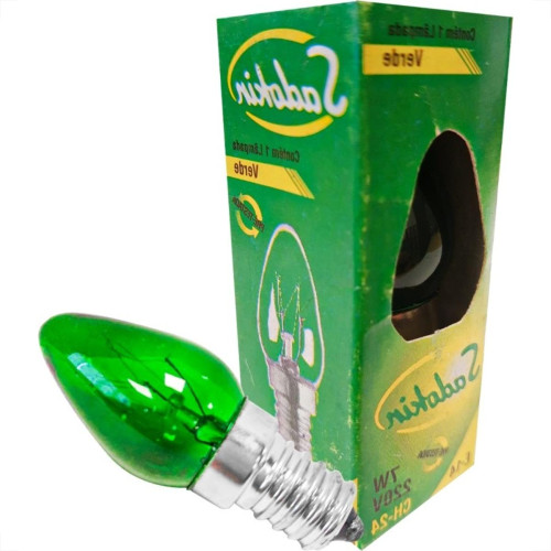 Lampada Chupeta Sadokin 7Wx220V. E14 Verde Lampada Chupeta Sadokin 7Wx220V. E14 Verde