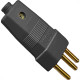 Pino Macho Ilumi 2 Polos+Terra 10A. Preto - 1407Pct - Kit C/10 Pecas Pino Macho Ilumi 2 Polos+Terra 10A. Preto - 1407Pct - Kit C/10 Pecas
