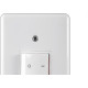 Conjunto Ilumi Stylus Branco Com Placa 1 Bipolar 10A. - 2031 Conjunto Ilumi Stylus Branco Com Placa 1 Bipolar 10A. - 2031