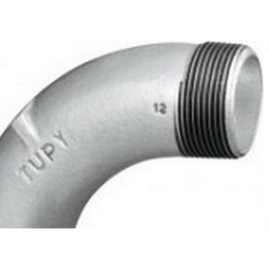 Conexao Galvanizada Tupy Curva Macho-Femea 3/4'' Conexao Galvanizada Tupy Curva Macho-Femea 3/4''