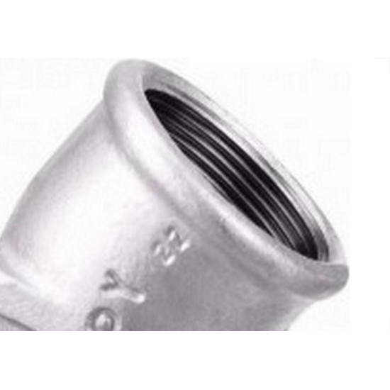 Conexao Galvanizada Tupy Joelho 45ºx2'' Conexao Galvanizada Tupy Joelho 45ºx2''