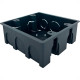 Caixinha De Luz Pvc Ivasa Preta Orelha Pvc 4X4 - Kit C/50 Pecas Caixinha De Luz Pvc Ivasa Preta Orelha Pvc 4X4 - Kit C/50 Pecas