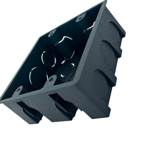 Caixinha De Luz Pvc Ivasa Preta Orelha Pvc 4X4 - Kit C/50 Pecas Caixinha De Luz Pvc Ivasa Preta Orelha Pvc 4X4 - Kit C/50 Pecas