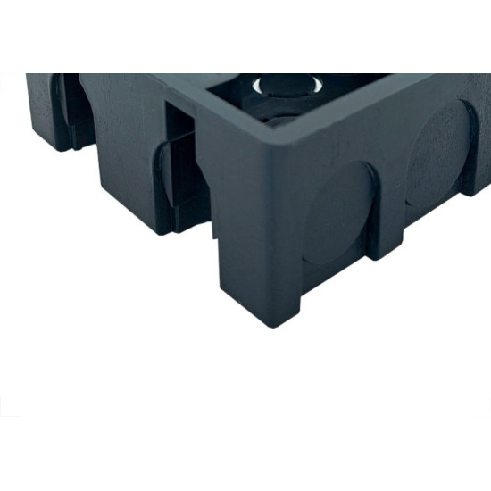 Caixinha De Luz Pvc Ivasa Preta Orelha Pvc 4X4 - Kit C/50 Pecas Caixinha De Luz Pvc Ivasa Preta Orelha Pvc 4X4 - Kit C/50 Pecas