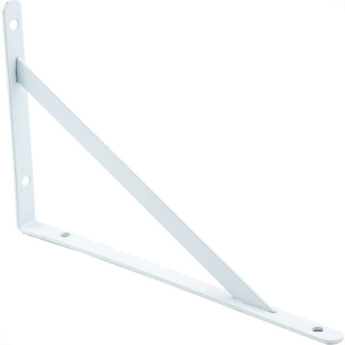 Suporte Prateleira Mao Francesa Thompson 20Cm Branco - Kit C/12 Pecas Suporte Prateleira Mao Francesa Thompson 20Cm Branco - Kit C/12 Pecas