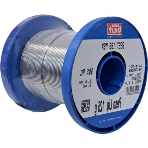 Solda Best Carretel 1,0Mm 189Msx - 125Gr. Azul 153227 Solda Best Carretel 1,0Mm 189Msx - 125Gr. Azul 153227