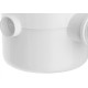 Caixa De Gordura Sifonada Tigre 250X230X75Mm Redonda Branca