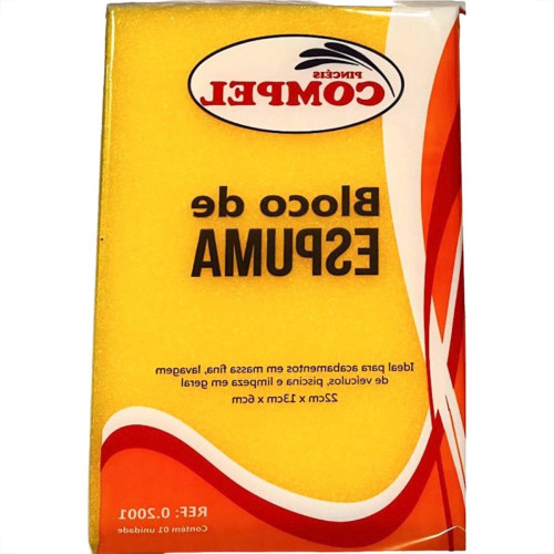Espuma Em Bloco Compel 6Cm X 13Cm X 22Cm - Kit C/30 Pecas Espuma Em Bloco Compel 6Cm X 13Cm X 22Cm - Kit C/30 Pecas
