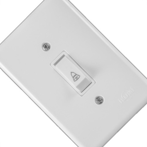 Conjunto Ilumi Stylus Branco Com Placa 1 Tecla Campainha - 2013 Conjunto Ilumi Stylus Branco Com Placa 1 Tecla Campainha - 2013