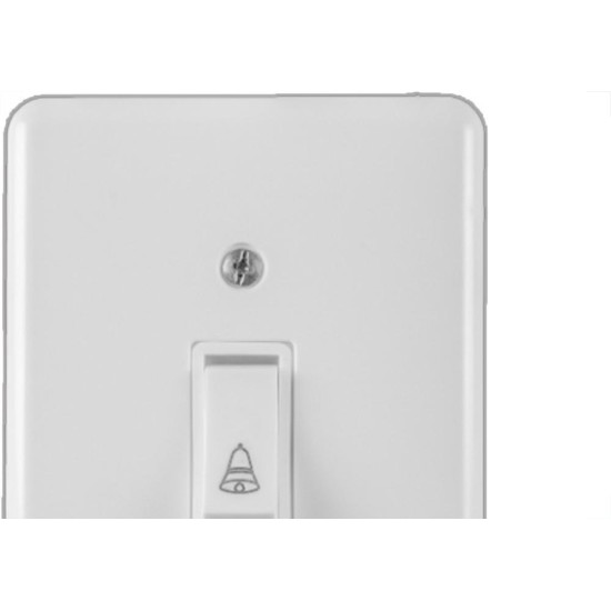 Conjunto Ilumi Stylus Branco Com Placa 1 Tecla Campainha - 2013 Conjunto Ilumi Stylus Branco Com Placa 1 Tecla Campainha - 2013