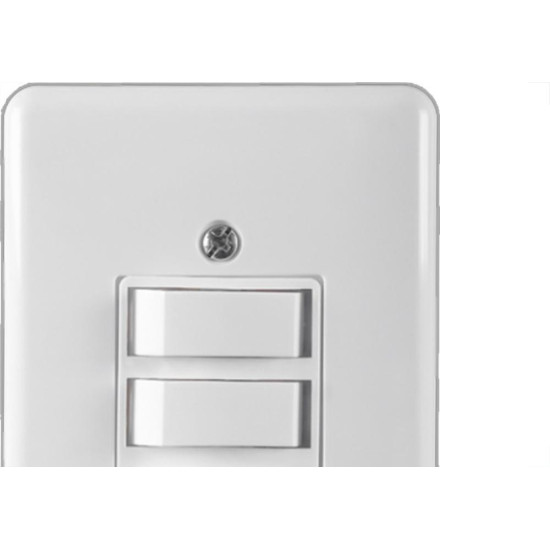 Conjunto Ilumi Stylus Branco Com Placa 3 Simples - 2019 Conjunto Ilumi Stylus Branco Com Placa 3 Simples - 2019