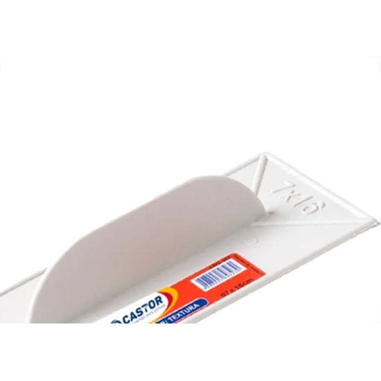 Desempenadeira Pvc Castor Grafiato 7 X 16Cm - 323