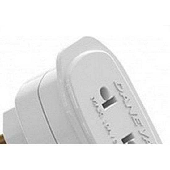 Pino Adaptador Daneva Universal 2 Polos 10A. Branco 1658 - Kit C/12 Pecas Pino Adaptador Daneva Universal 2 Polos 10A. Branco 1658 - Kit C/12 Pecas