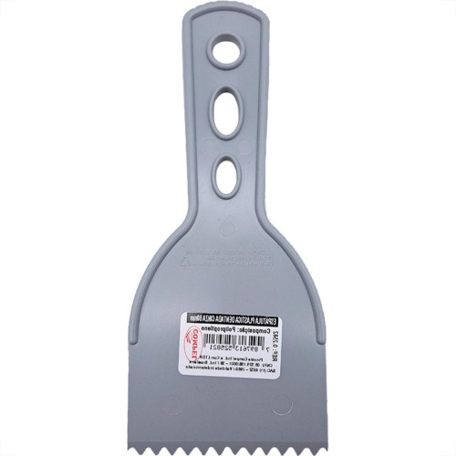 Espatula Compel Pvc Dentada Massa Corrida 08Cm - Kit C/6 Pecas Espatula Compel Pvc Dentada Massa Corrida 08Cm - Kit C/6 Pecas