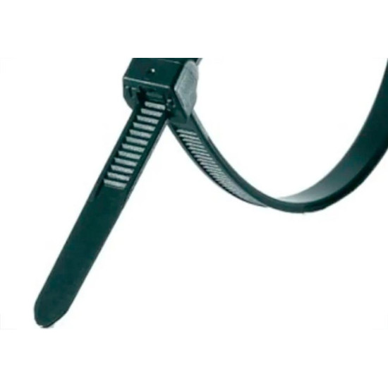 Abracadeira Nylon Brasfort Preta 2,5Mmx100Mm Com 100 Pecas - 8852 Abracadeira Nylon Brasfort Preta 2,5Mmx100Mm Com 100 Pecas - 8852